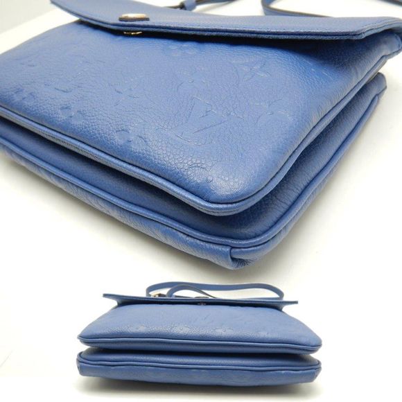 Louis Vuitton Emplant Twice Iris Diagonal Shoulder Blue - Picture 4 of 8